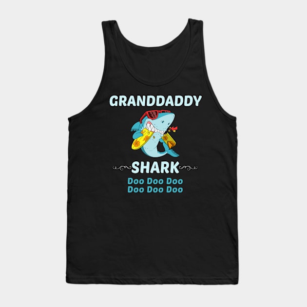 Family Shark 1 GRANDDADDY Tank Top by blakelan128